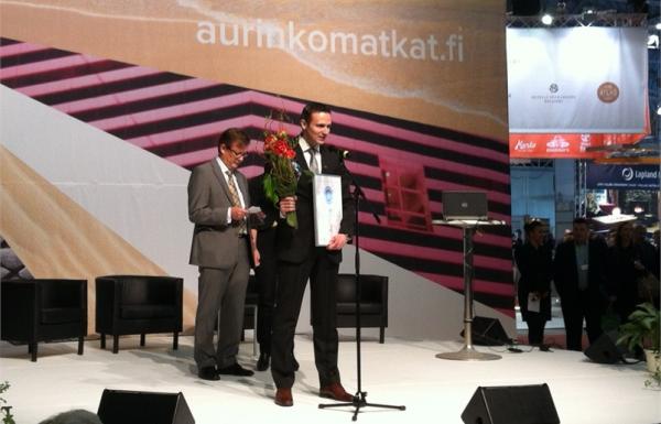 Direktor Predstavnstva  HTZ-a u Skandinaviji, Paul Sikic i direktor sajma Christer Haglund