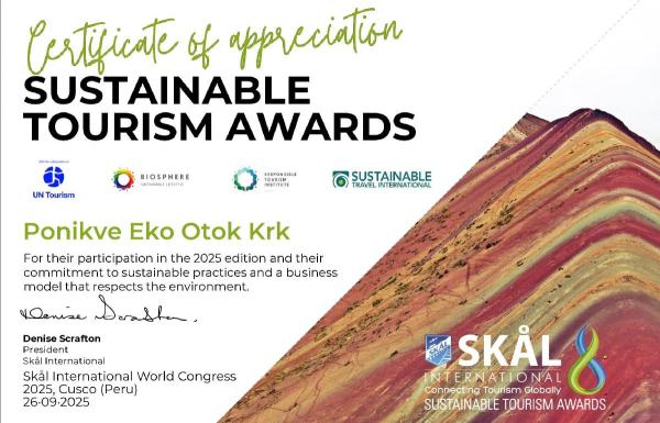 Skål International Sustainable Tourism Awards