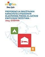  Preferencija smještajnih kapaciteta u pojedinim klasterima