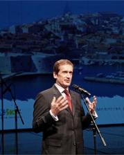 Niko Bulic tijekom prezentacije na Hrvatskom turistickom danu u Ljubljani_2011
