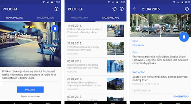 The Ministry of the Interior of the Republic of Croatia presented new mobile application ‘Police - Safety and Trust’