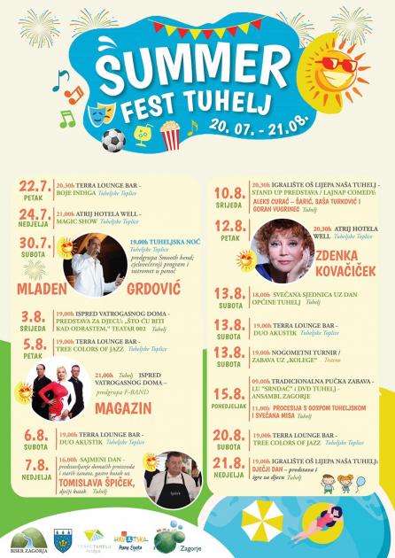 Summer Fest Tuhelj, Arhiva TZP Biser Zagorja