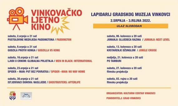 TZ Vukovarsko-srijemske županije Ljetno kino u Vinkovcima