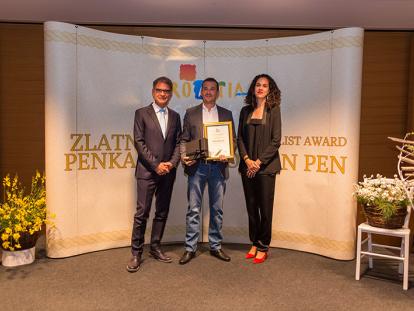Golden pen Slovenia