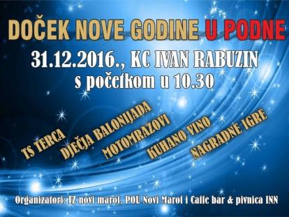 Doček Nove godine u Novom Marofu