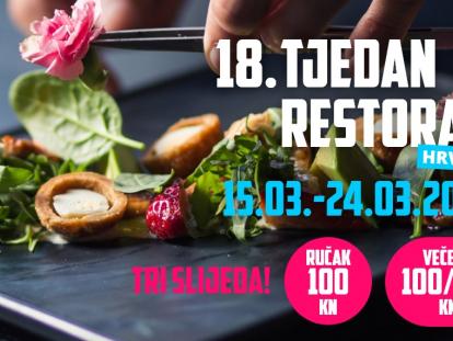 Sustav turističkih zajednica Tjedan restorana