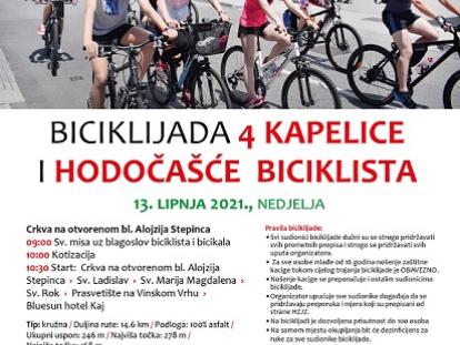 Biciklijada 4 kapelice i hodočašće biciklista