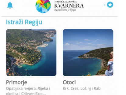 Mobilna aplikacija Visit Kvarner