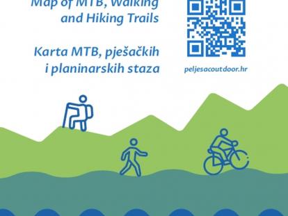 TZ Orebića Interaktivna karta Pelješac Outdoor