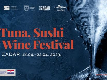 Tuna sushi i wine festival Zadar