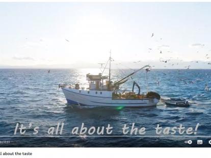 Youtube screenshot Promo fillm "It's all about the taste"