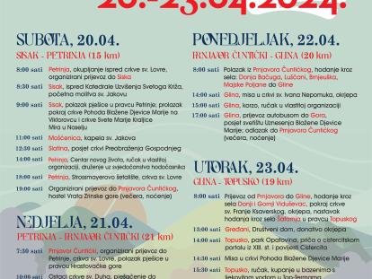 TZ grada Petrinje Camino Banovina