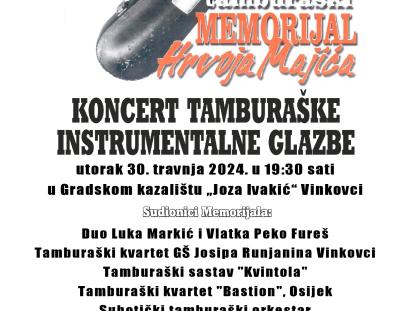 24. Tamburaški memorijal Hrvoja Majića