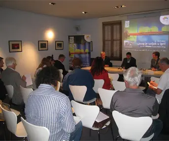 Konferencija za tisak u Predstavnistvu HTZa u Ljubljani povodom ATP turnira Vegeta Croatia Open Umag
