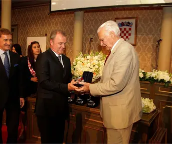 Niko Bulić, Veljko Ostojić i Milivoj Franić