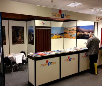 stand na sajmu u Hradec Kralovu