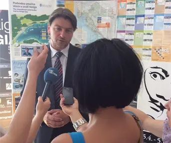 ministar Darko Lorencin na predstavljanje rezultata za prvih sest mjeseci