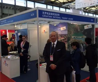 direktor Ivicic na standu HTZa u Shanghaiju