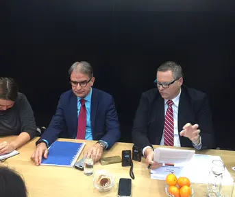 Ministar turizma Gari Cappelli i direktor Glavnog ureda HTZ-a Kristjan Staničić